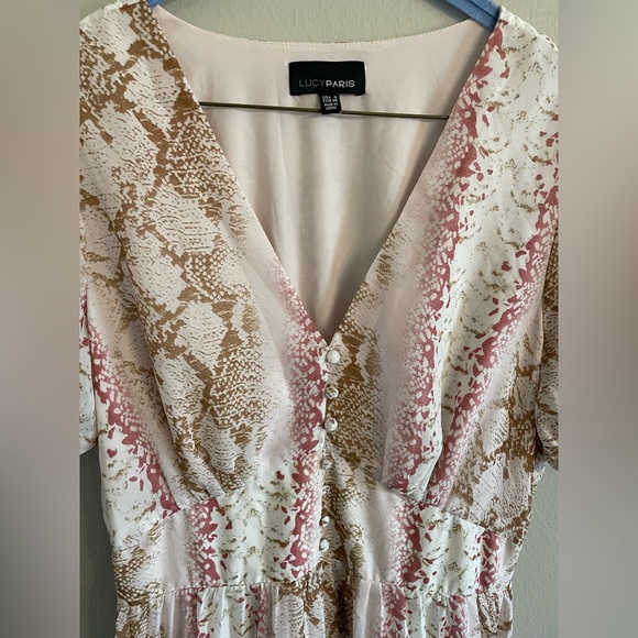 LUCY PARIS dress animal print romantic - Picture 9 of 12